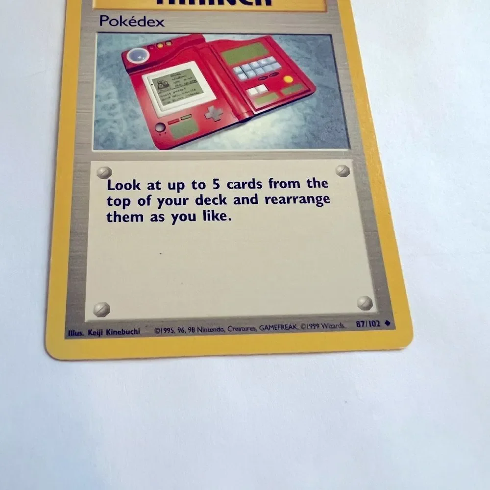 Vintage Pokedex Trainer #87/102 Non Halo 1999 Wizards Pokemon Card